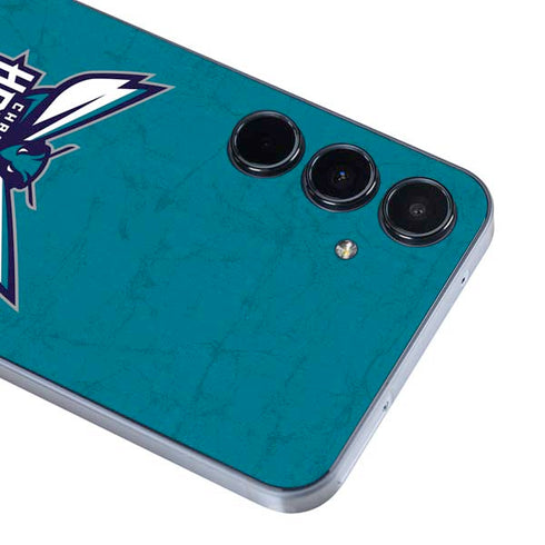 NBA Charlotte Hornets Distressed Galaxy A35 5G Skin